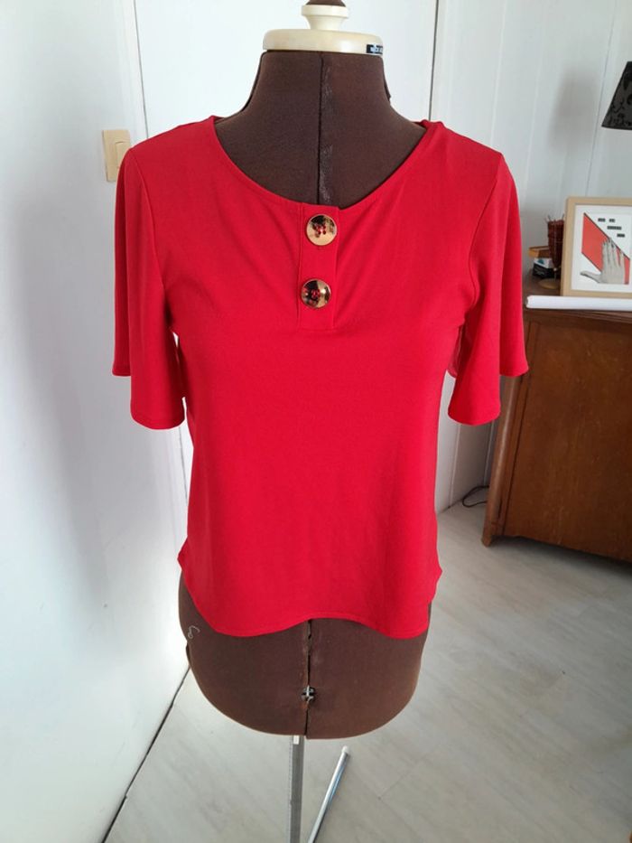 Tee shirt camaieu manches évasées