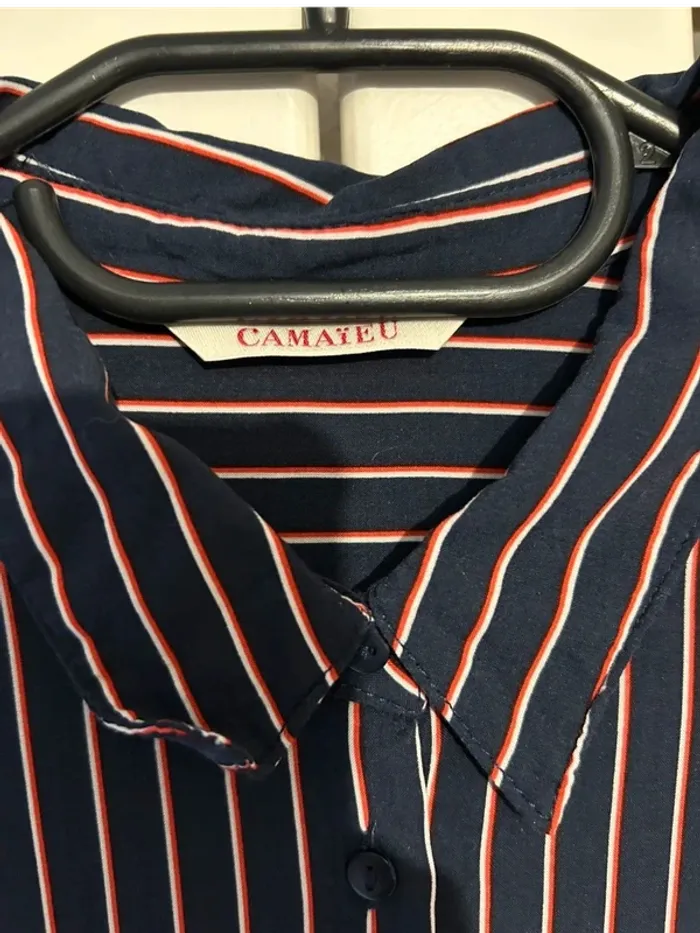 Chemise rayée Promod taille 38 état neuf - photo numéro 2