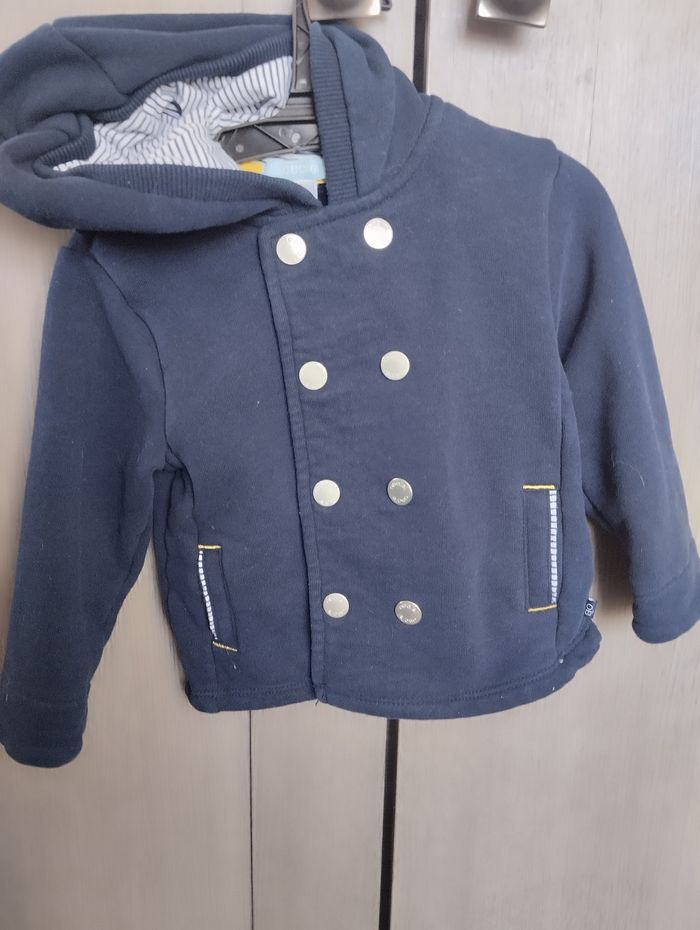 Veste marine 18 mois