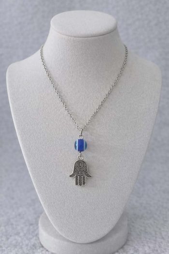 Collier pendentif argenté 
