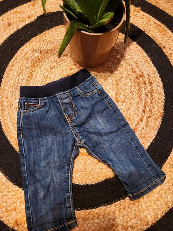 Jean taille élastique