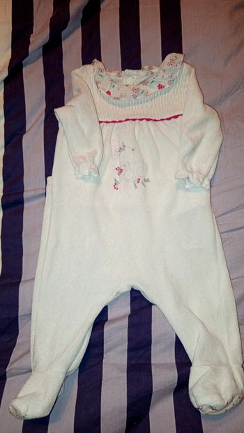 Pyjama velours. Fille