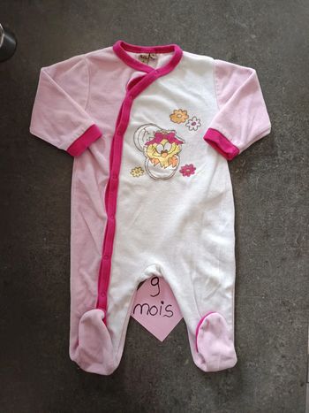 Pyjama poussin 9 mois