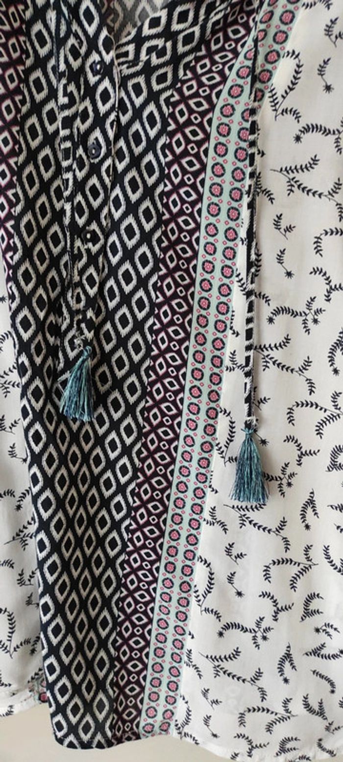 💐Blouse manches 3/4 - Jean Pascale - taille 44 - Très bon état💐 - photo numéro 3
