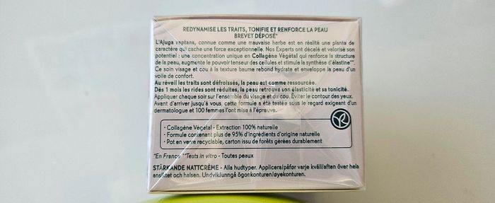 Soin nuit lifting végétal sous blister - photo numéro 3