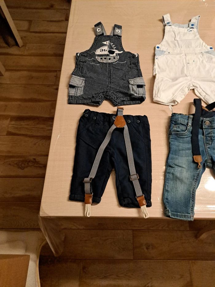Lot de 7 salopettes garçon 3 mois