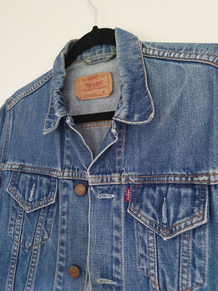 Veste en jean bleu Levi's femme taille S - photo numéro 4