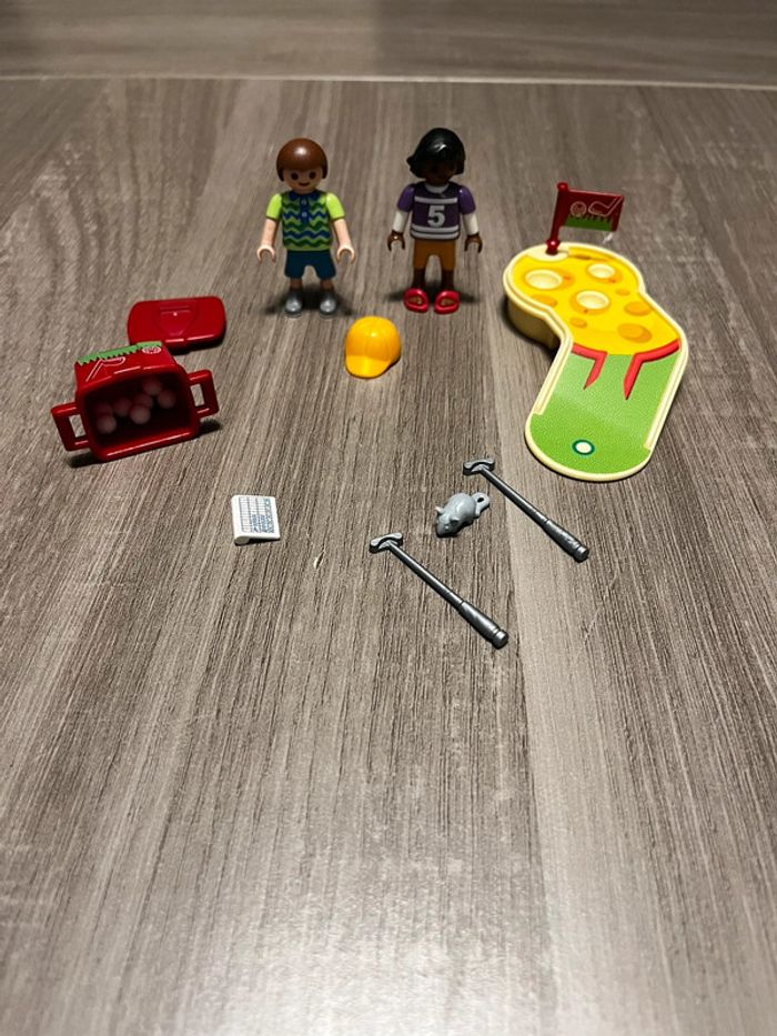 Playmobil enfants et mini golf
