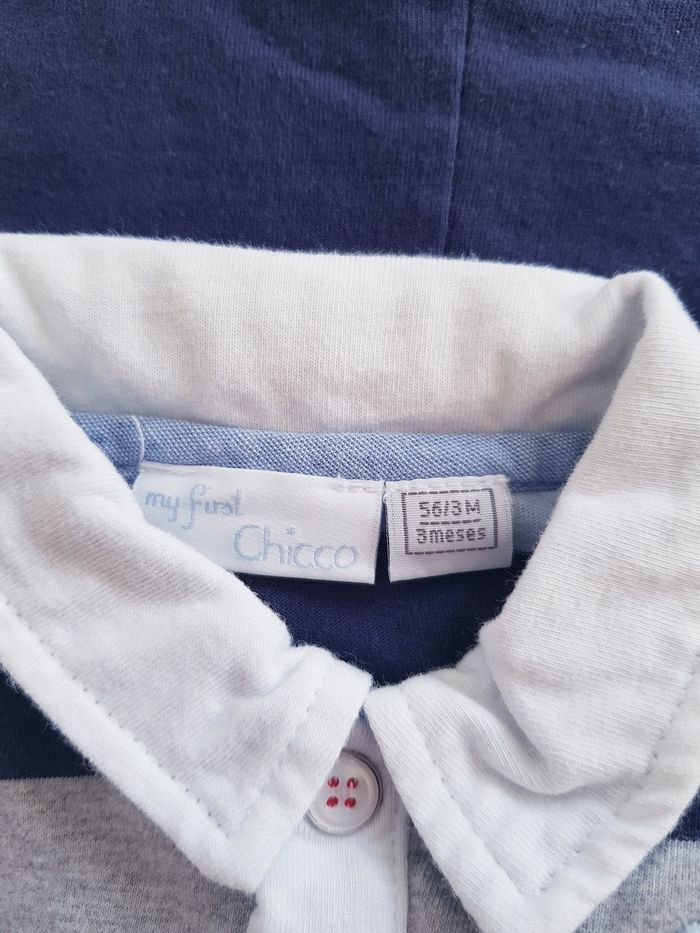 Chicco - Combi-short à manches courtes avec col polo - photo numéro 4