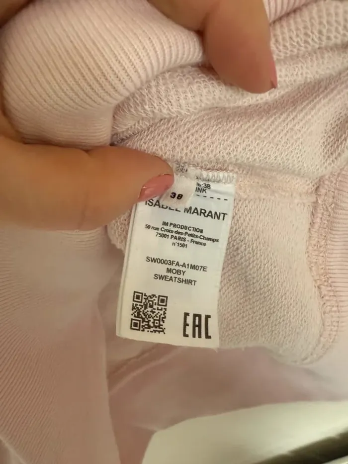 Sweat Isabel Marant rose - photo numéro 7