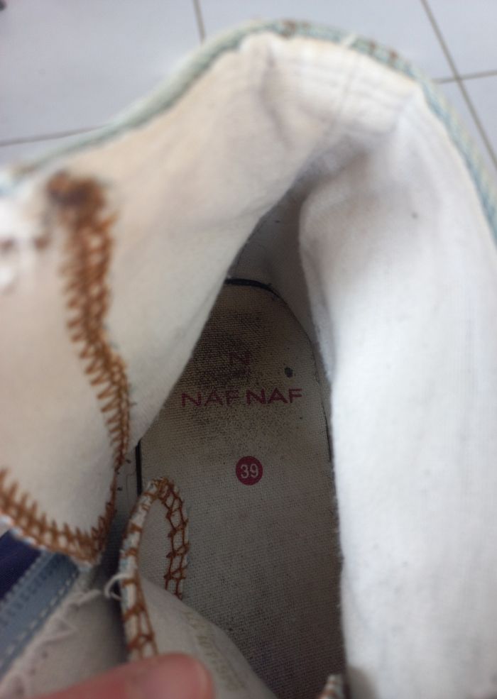 Baskets montantes toile 38/39 - photo numéro 6