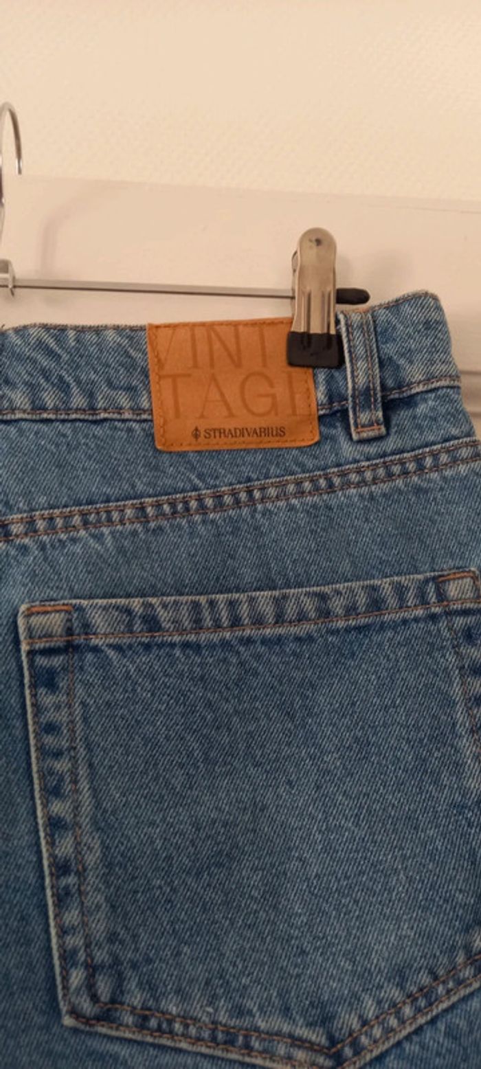 Short en jean taille haute stradivarius 40 - photo numéro 4