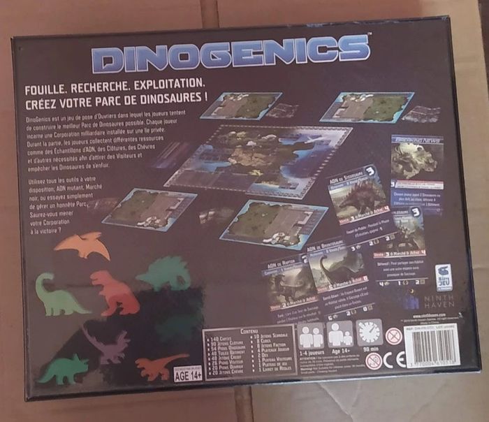 Dinogenics - Jeu de société sous emballage - Prix Ferme - photo numéro 2