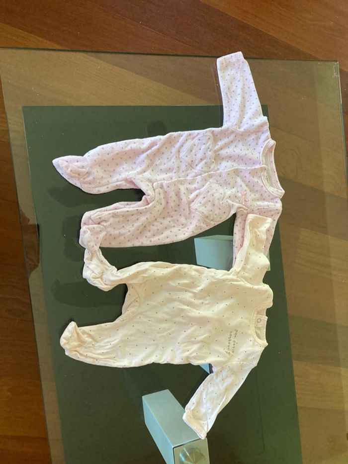 Lot de 2 pyjamas 1 mois