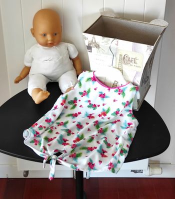 🌸 Top sans manche fille 6 ans – motif floral 🌸