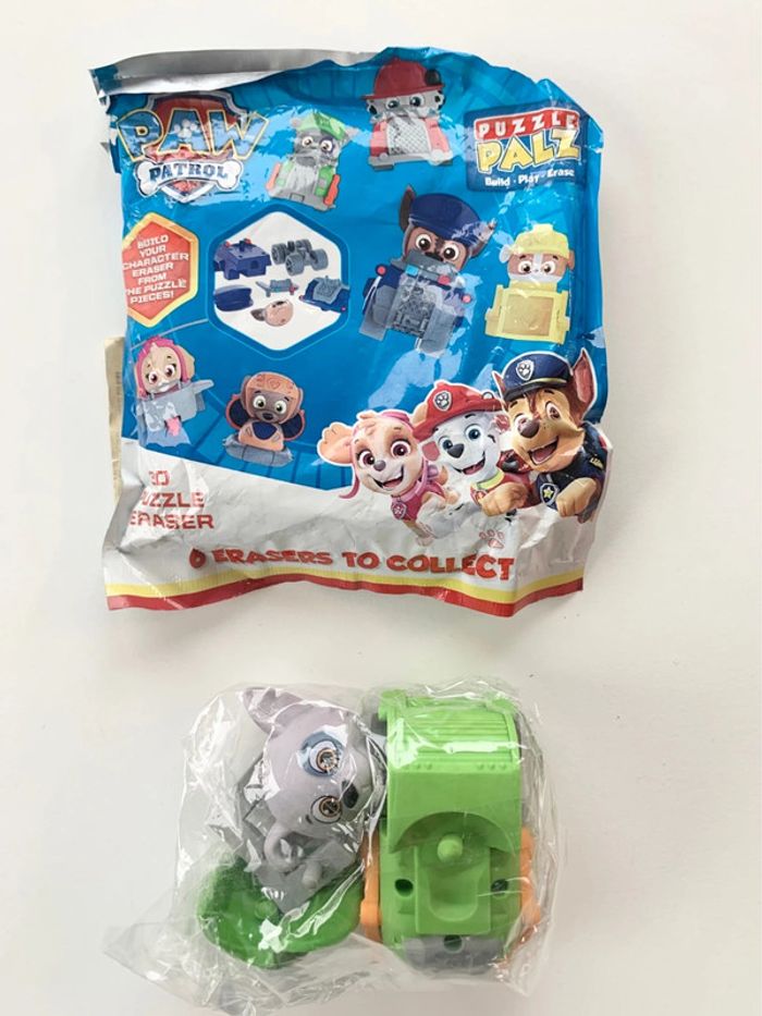 Puzzle gomme pat patrouille neuf