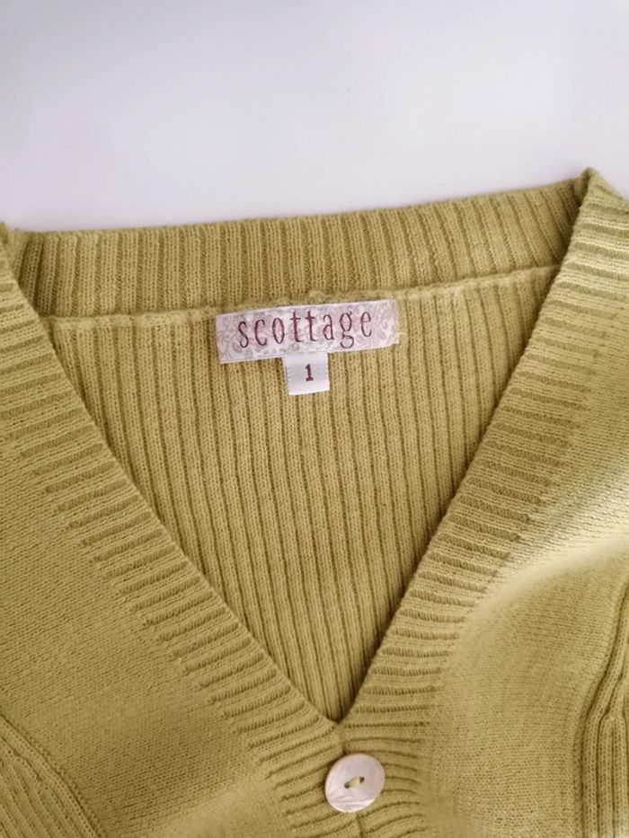 Pull léger pistache Scottage T1 - photo numéro 3