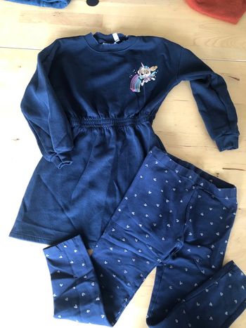 Lot Robe pat patrouille et legging  8 ans