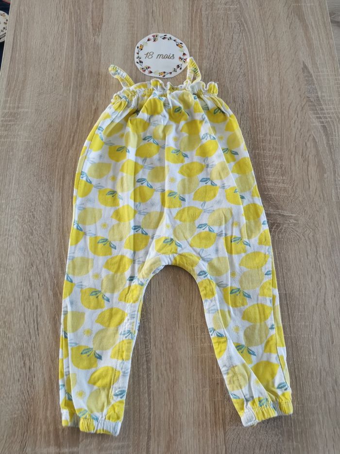 Lot bébé 18mois fille combishort,combi, jupe et robe gemo, tao, mes petits cailloux et orchestra - photo numéro 4