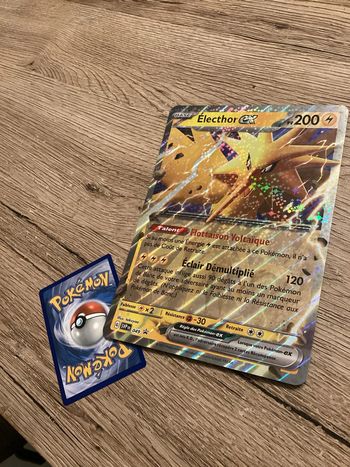 carte Pokémon jumbo promo SVP fr 049 électhor ex