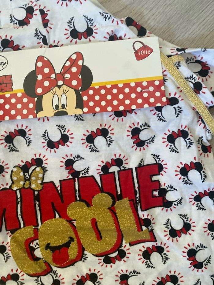 Ensemble, débardeur et slip Shorty Disney, taille 10 12 ans, Minnie Mouse  neuf - photo numéro 2