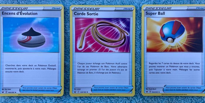 Lot de 7 cartes Pokémon - dresseurs - photo numéro 3