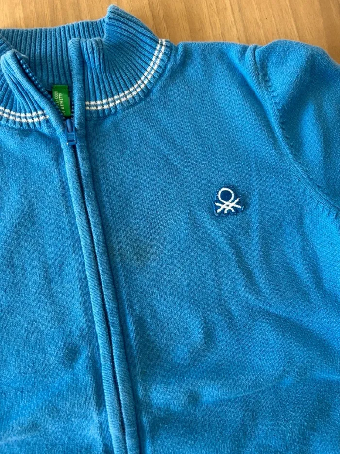 Gilet zippe Benetton 6-7 ans - photo numéro 4