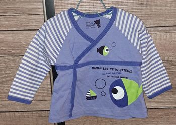 Tee-shirt manches longues Petit Béguin 6 mois