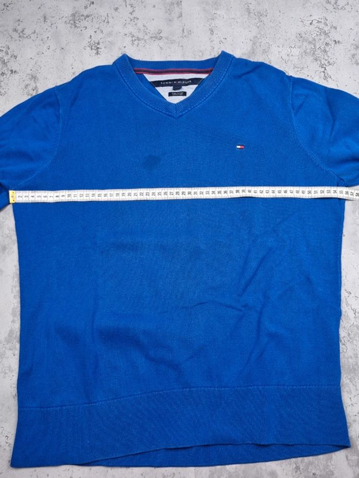 Pull col V Tommy Hilfiger bleu, L Hommes - photo numéro 10
