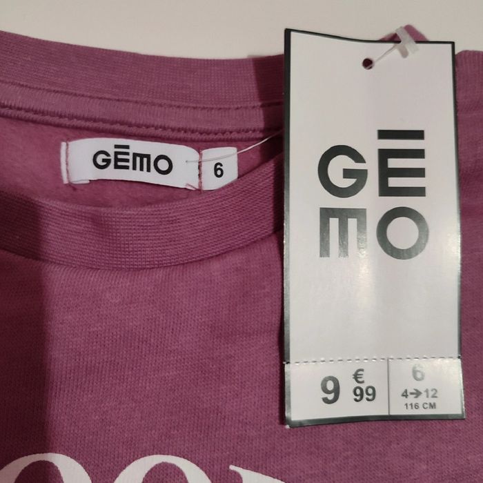 Sweat 100% coton pour fille de 6 ans ou 116 cm, Gémo - photo numéro 2