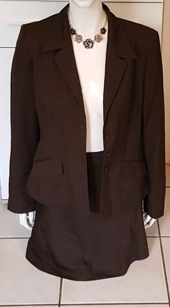 Ensemble blazer et jupe en laine, made in France 🇨🇵