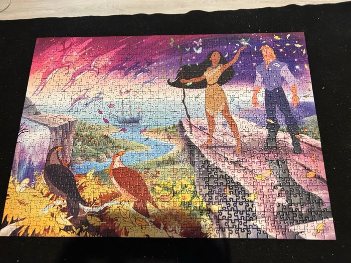 Puzzle Ravensburger Pocahontas 1000 pièces - photo numéro 2