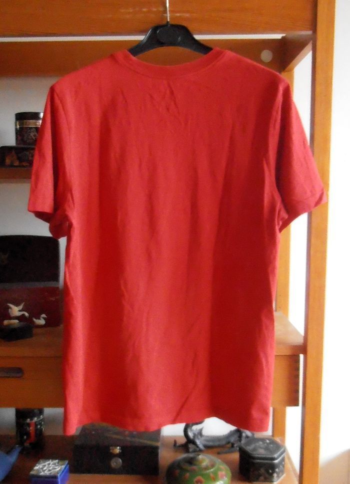T-shirt rouge homme, Nike Air, taille M, 100% coton - photo numéro 5