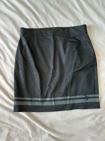 Mini jupe Cop Copine gris/noir – Taille 38