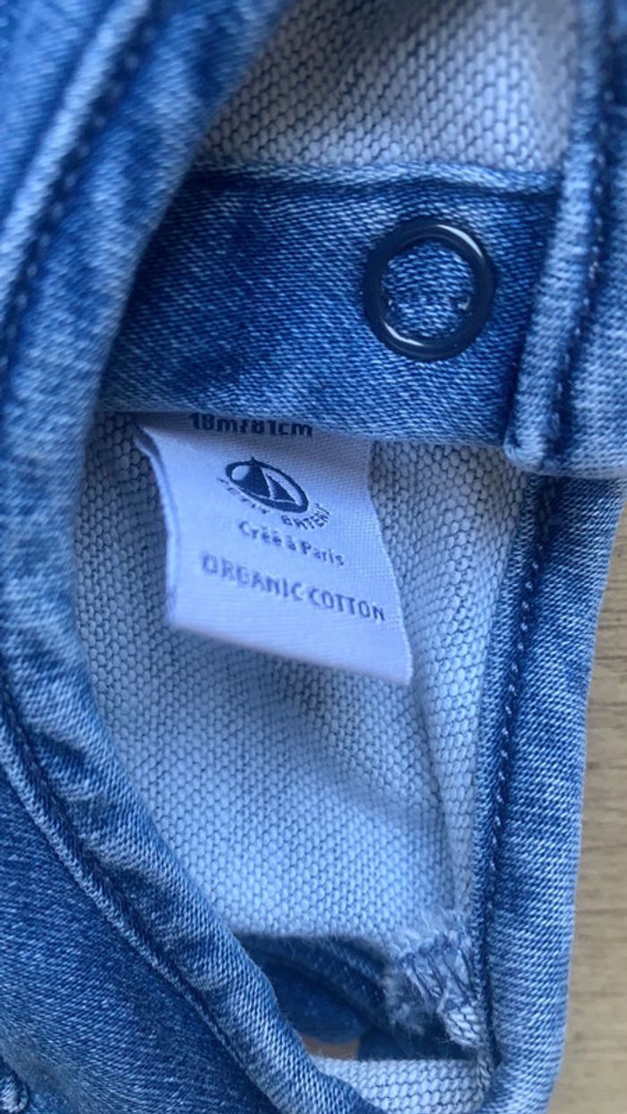 Robe en jean Petit bateau 18 mois 81 cm - photo numéro 5