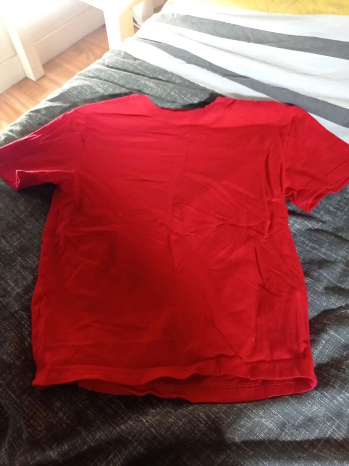 T-shirt uni rouge 8 ans