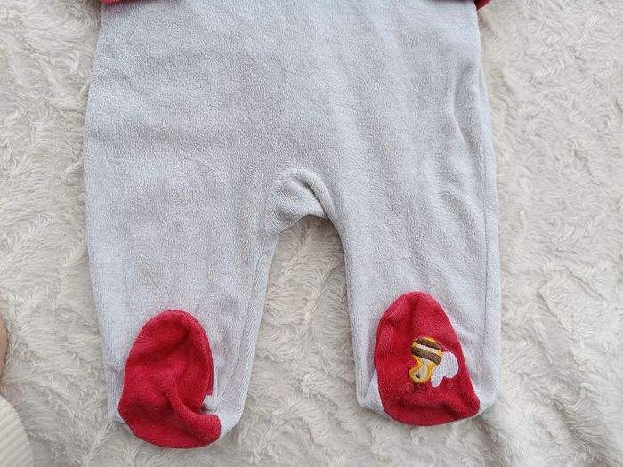 Pyjama grenouillère velours Garçon 3 mois Winnie l'ourson the pooh Disney Baby - photo numéro 4