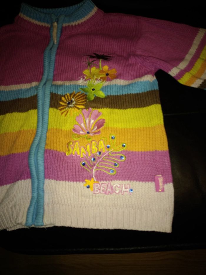 Veste gilet zippée barbie - photo numéro 3