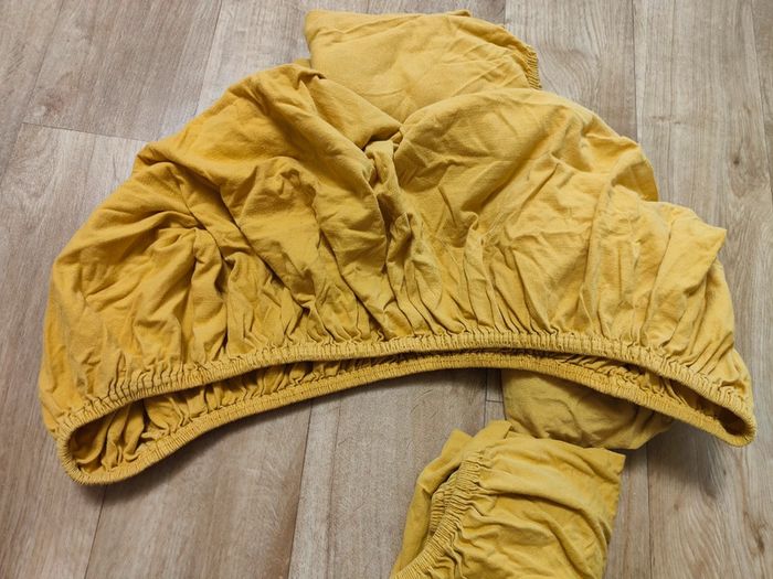 Lot 4 draps housses matelas lit bébé - photo numéro 2