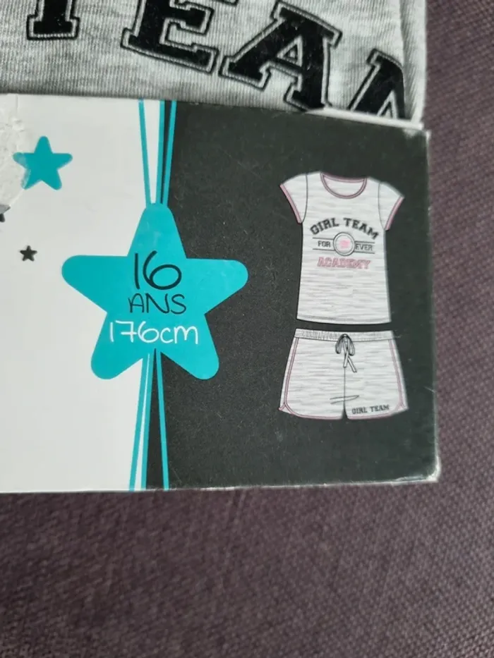 Lot de 2 pyjamas neufs fille 14 et 16 ans - photo numéro 5