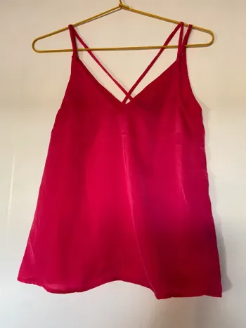 Haut à bretelles rose taille 34 H&M