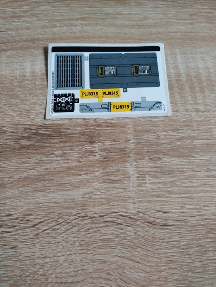 Plaquette autocollant lego jw 75933 - photo numéro 2