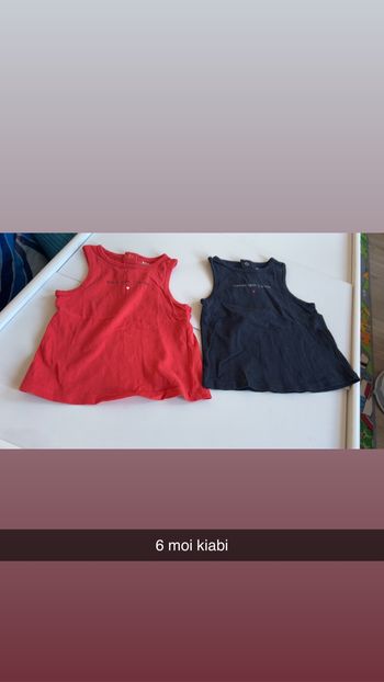 Lot de 2 haut fille