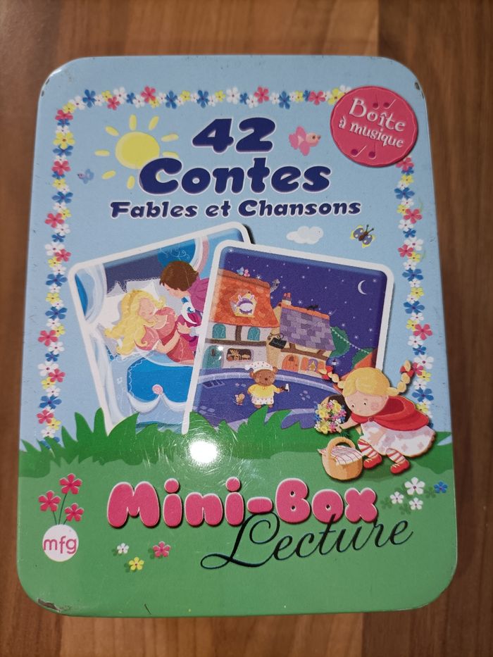 Boite à musique+ cartes avec chansons,fables - photo numéro 6