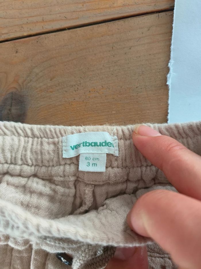 Lots de 3 shorts bébé garçon 3 mois - photo numéro 5