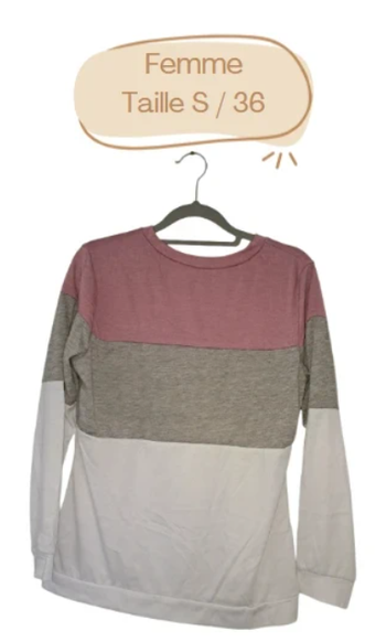 T-shirt "trio couleur" - Taille S