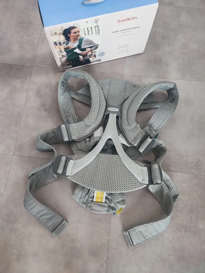 Porte bébé Move de Babybjörn gris - photo numéro 3