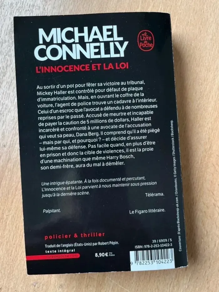 Livre  L’innocence et  la  loi - photo numéro 2