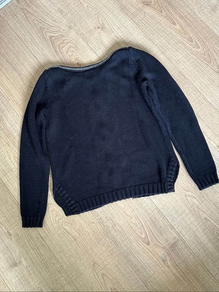 Pull noir à manches longues Miss Captain taille 1 TBE - photo numéro 8
