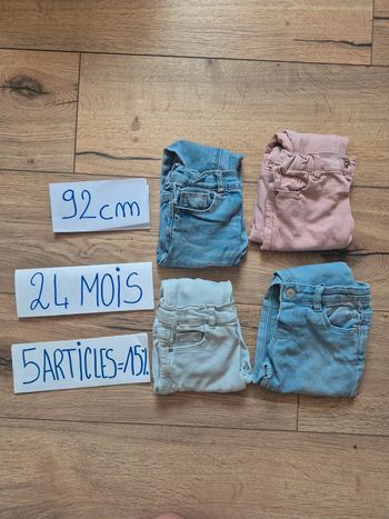 Lot 4 pantalons zara baby 92 cm